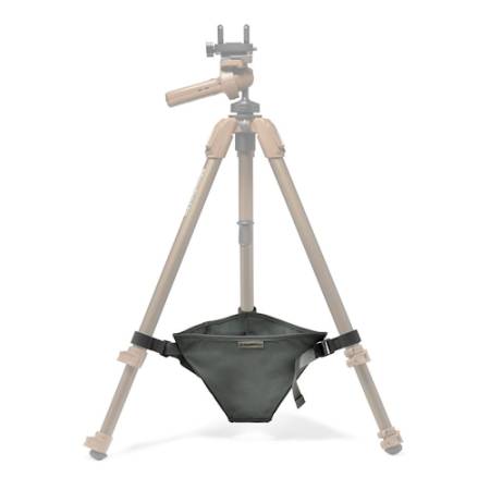Manfrotto MB RO LB ALPHA S.H.O.T. - torba / koszyk mocowany do nóg statywu - przykład użycia